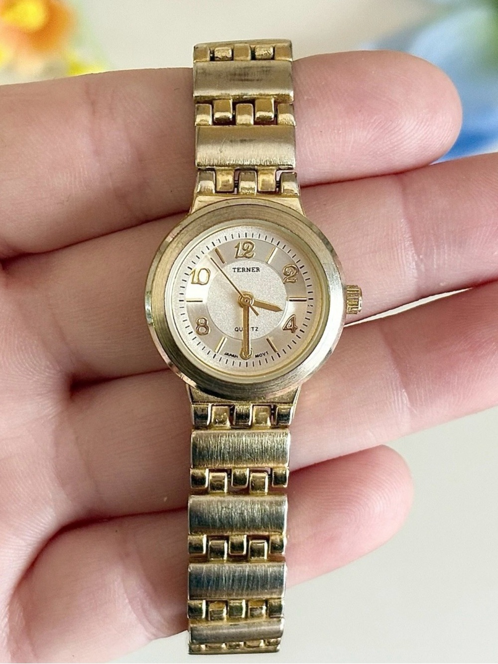 Bijoux Terner Classic Gold Multi-Link Bracelet Watch WORKS-Chic Ladies Timepiece